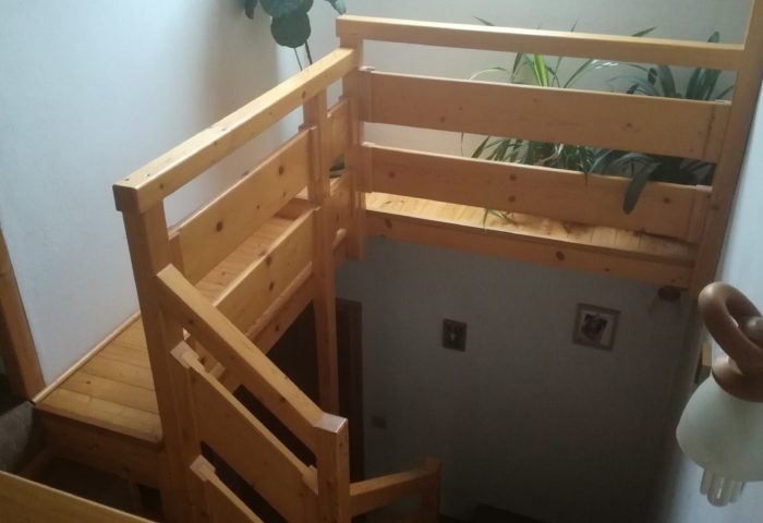 Dřevěný interiér novostavby Sviadnov