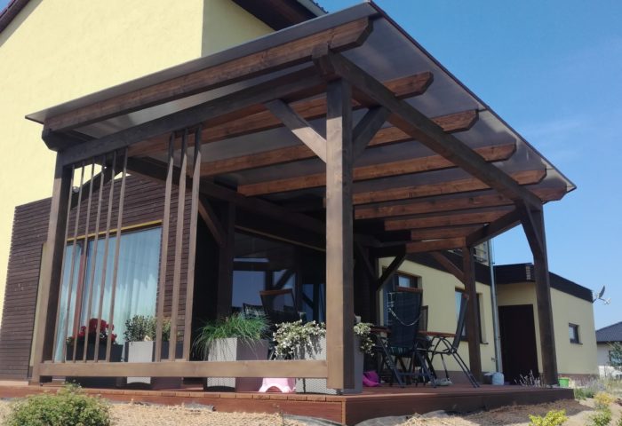Volně stojící pergola, Tísek u Bílovce