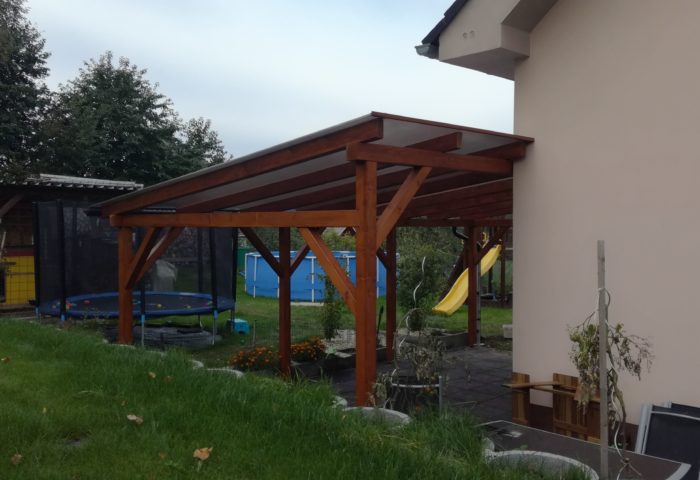 Dřevěná pergola, V.Albrechtice