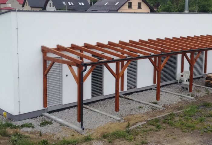 KVH konstrukce pergoly, Metylovice