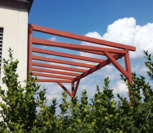 Pergola ze spodu