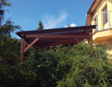 Pergola stará Bělá, boční pohled